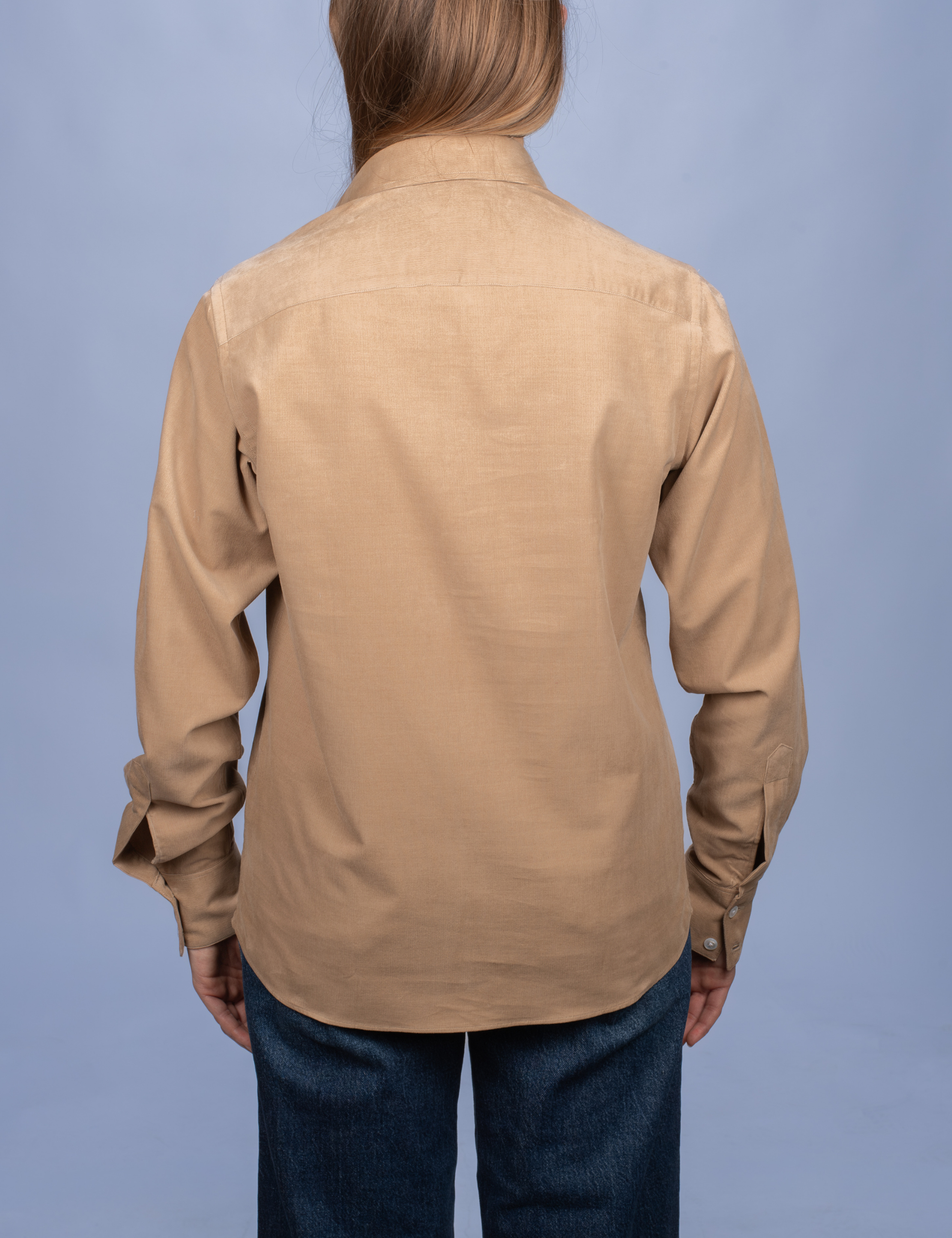 Chemisier Velours Milleraies Camel