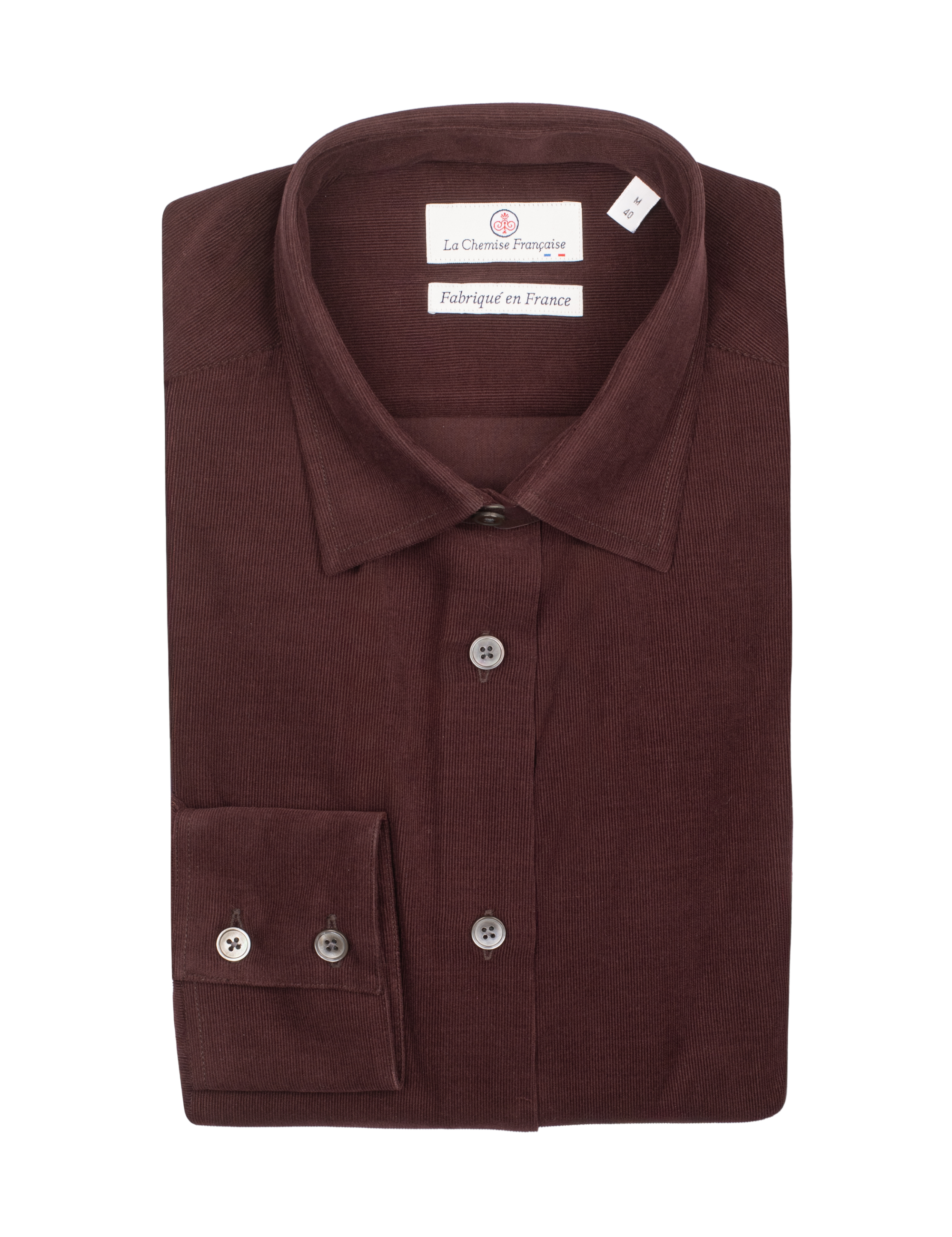 Chemisier Velours Milleraies Prune
