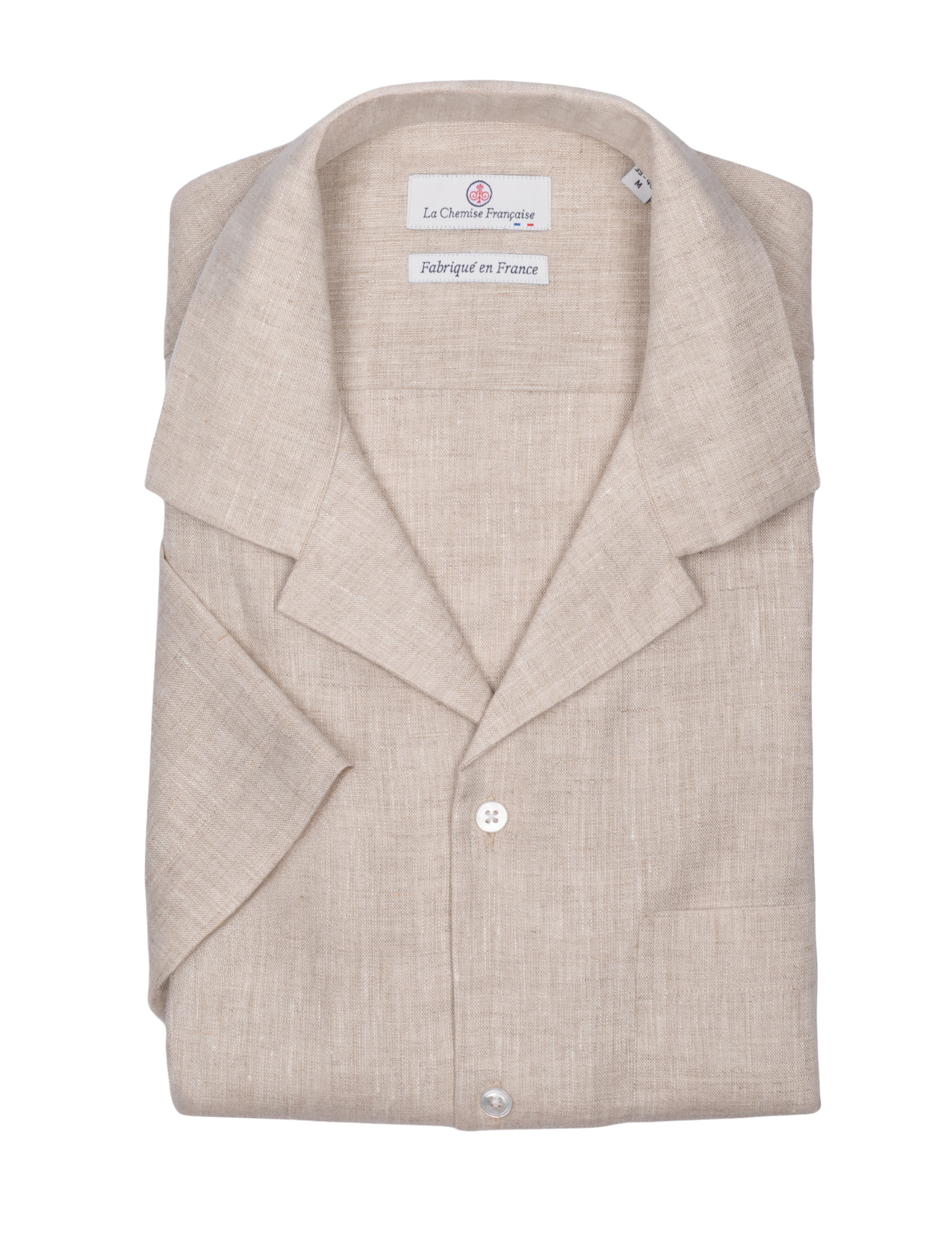 Chemise Havane Sable - Col Cubain