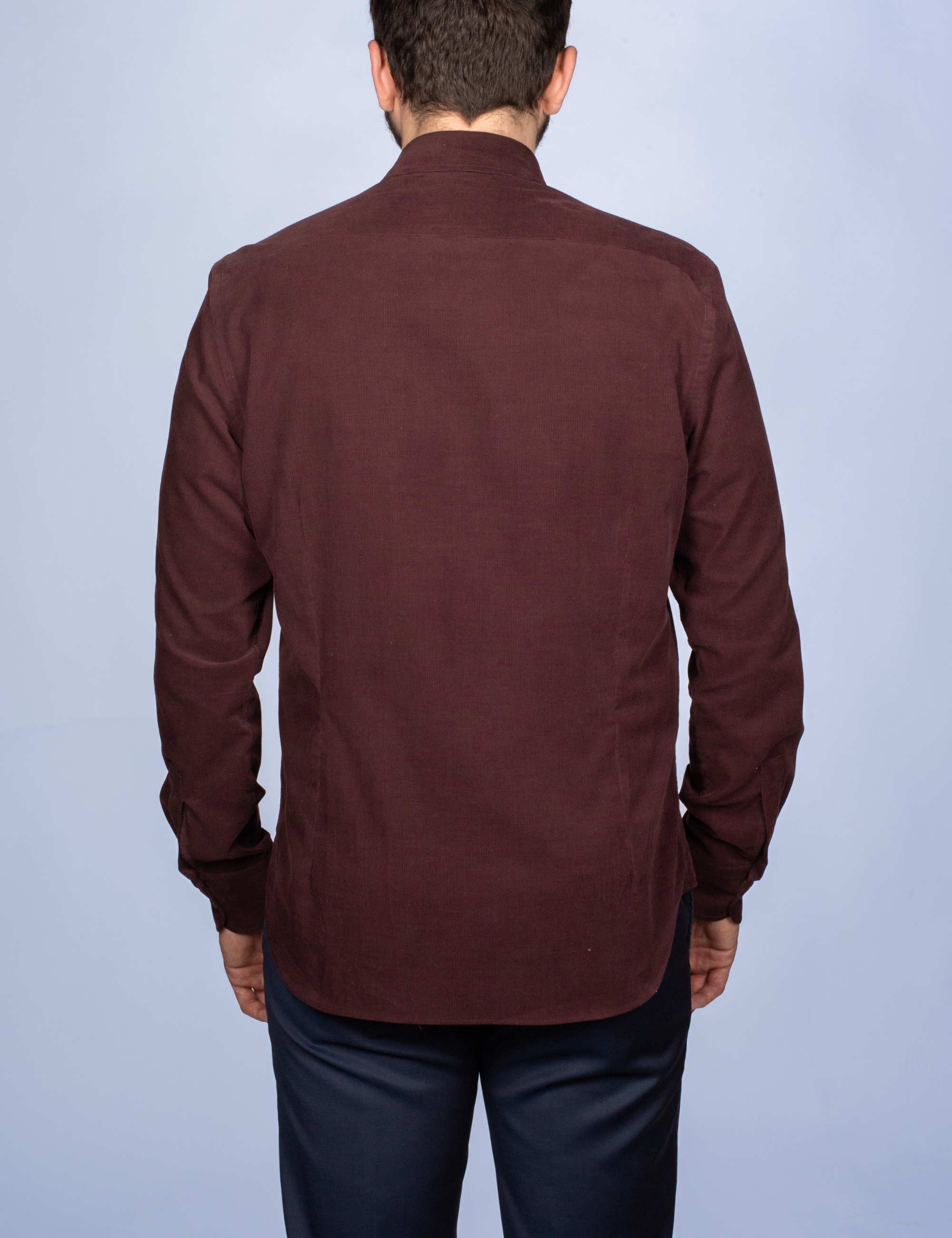 Chemise Velours Milleraies Prune