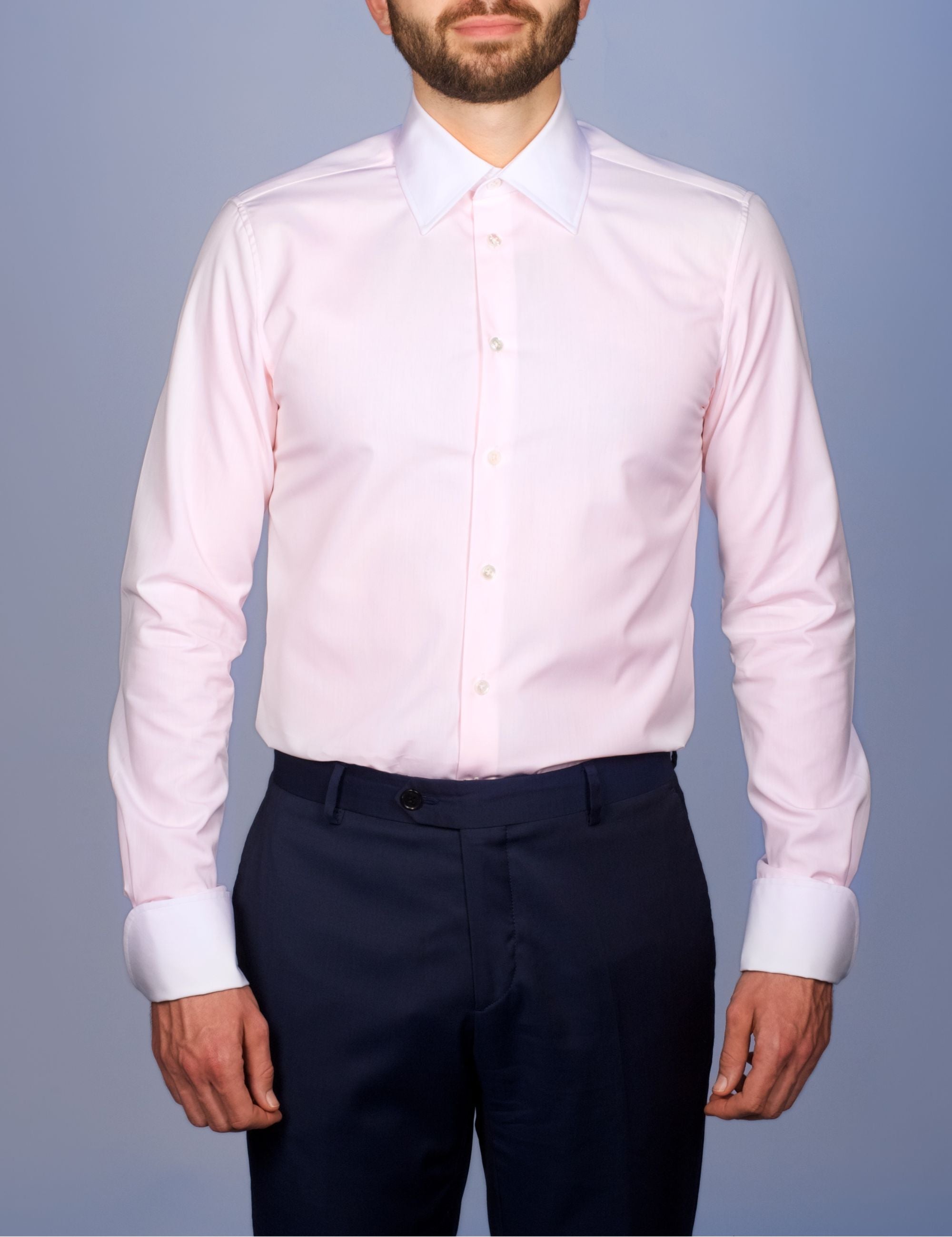 Chemise Virtuose Rose/Blanche
