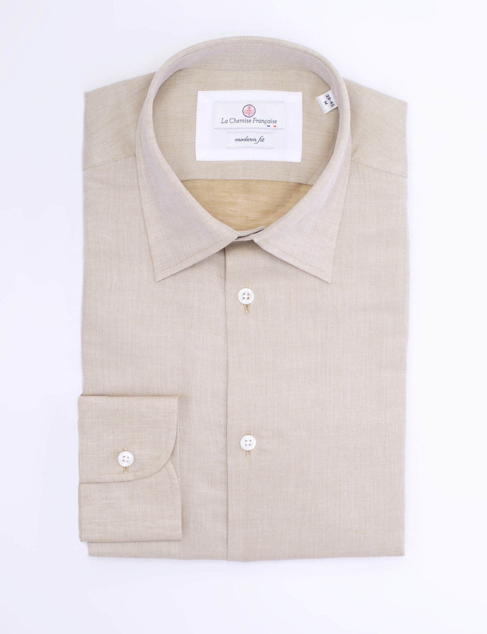 Twill de Lin - BEIGE MASTIC