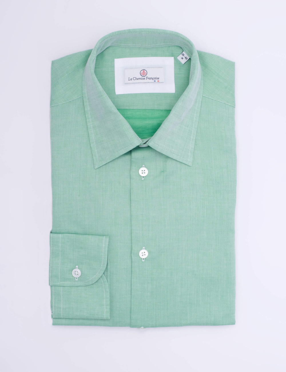 Twill de Lin - VERT PRÉ