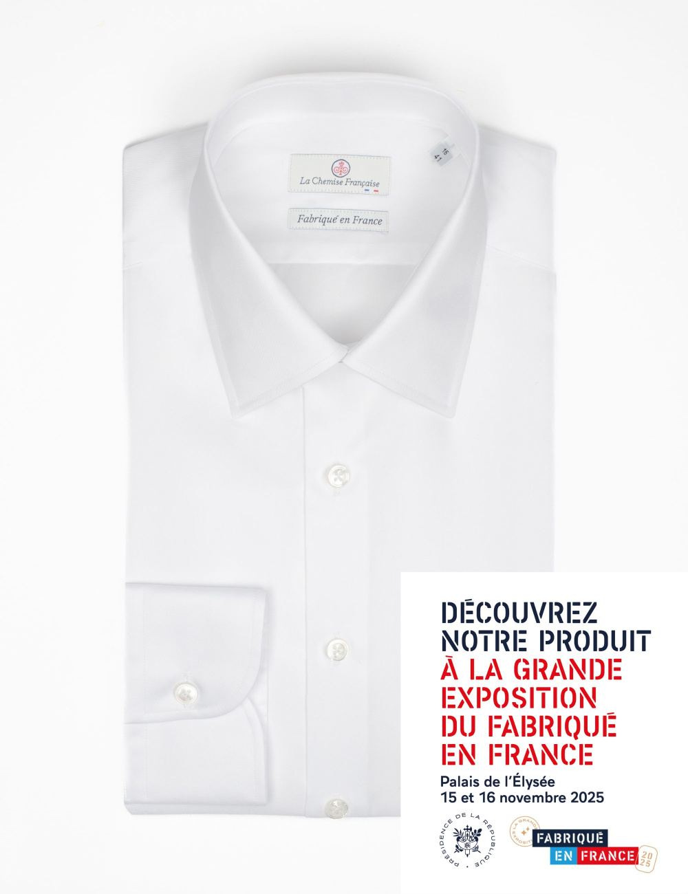 Chemise Blanche Twill Fin...
