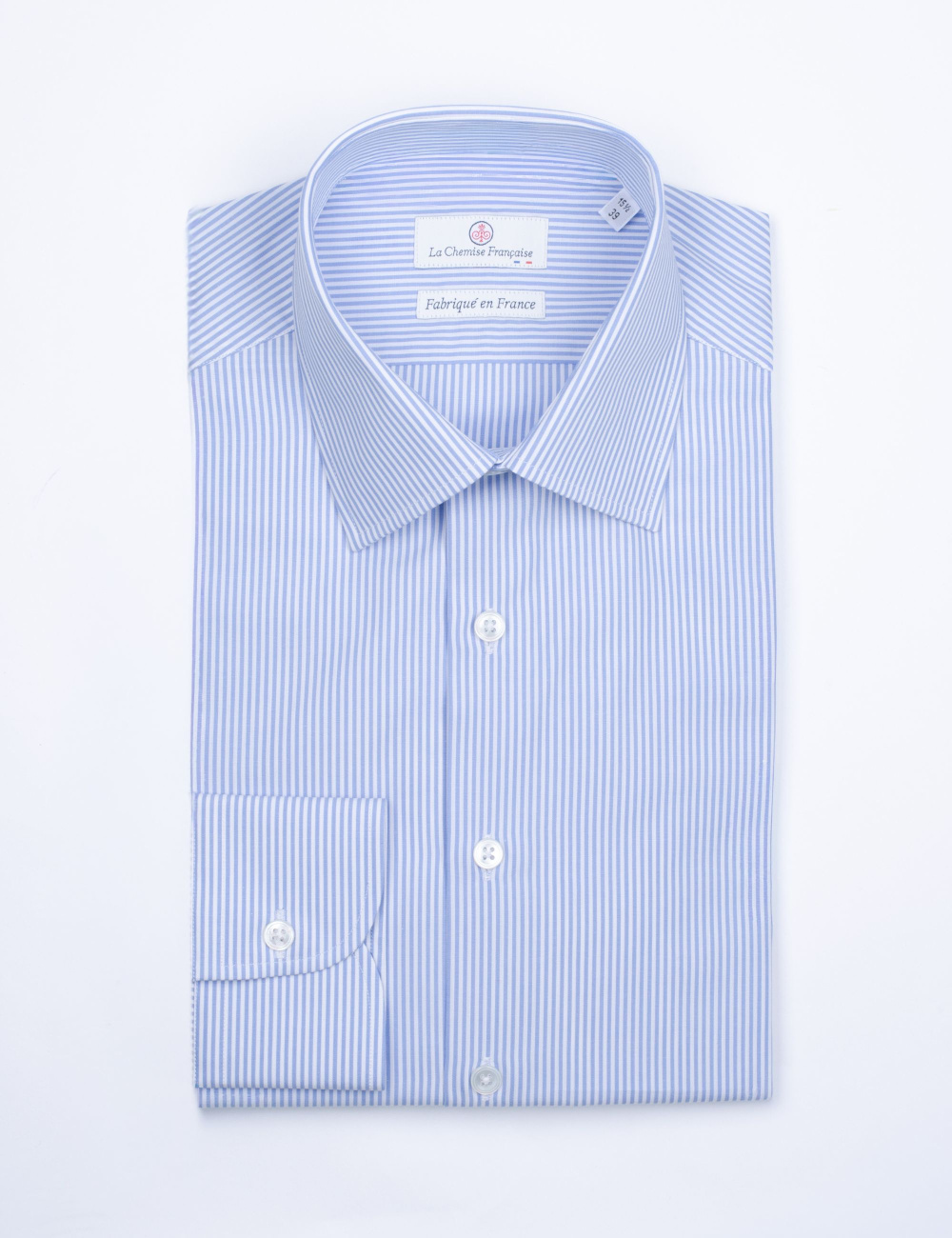 Chemise Rayure Fine Bleu...