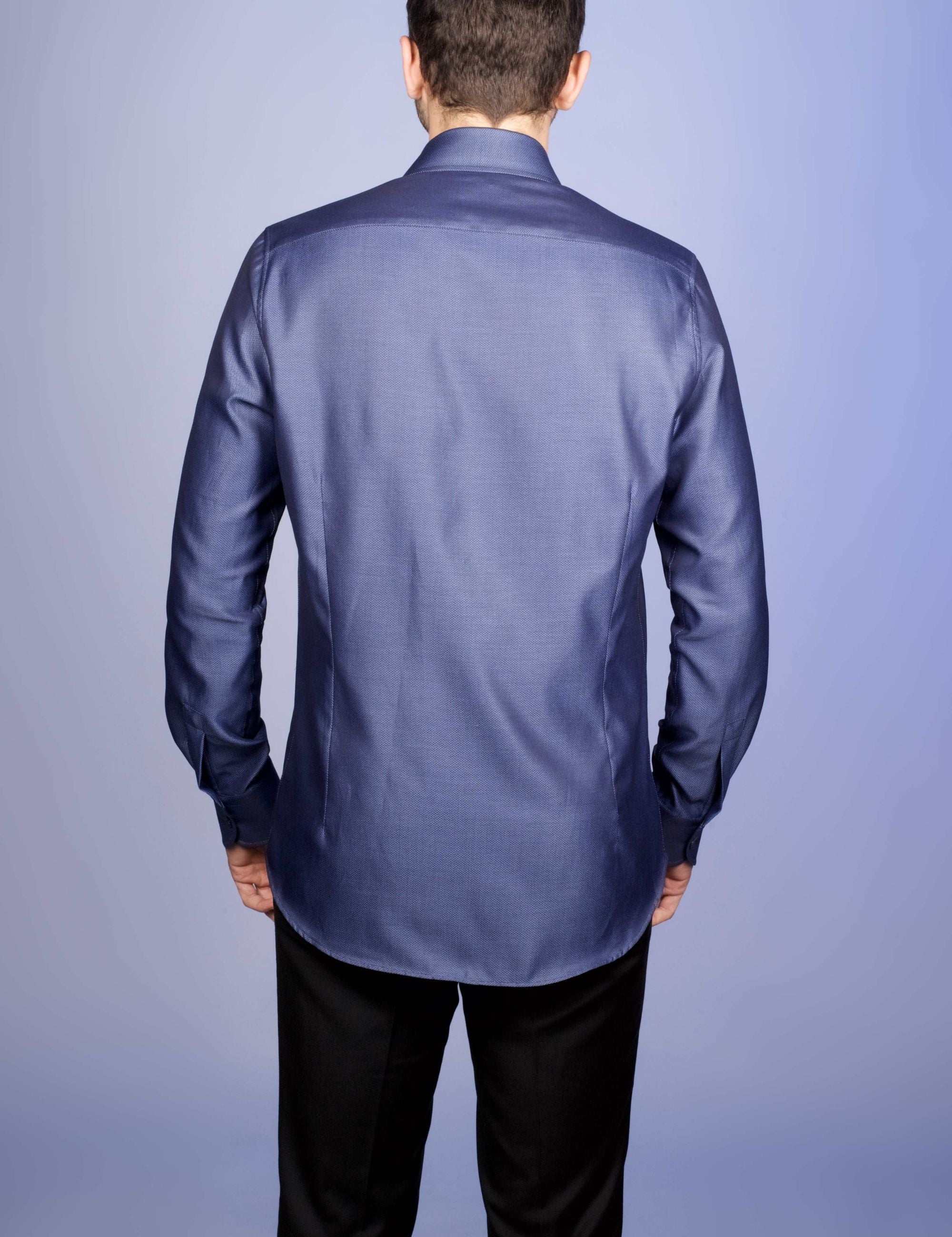 Night Chevron Shirt - Soft Collar