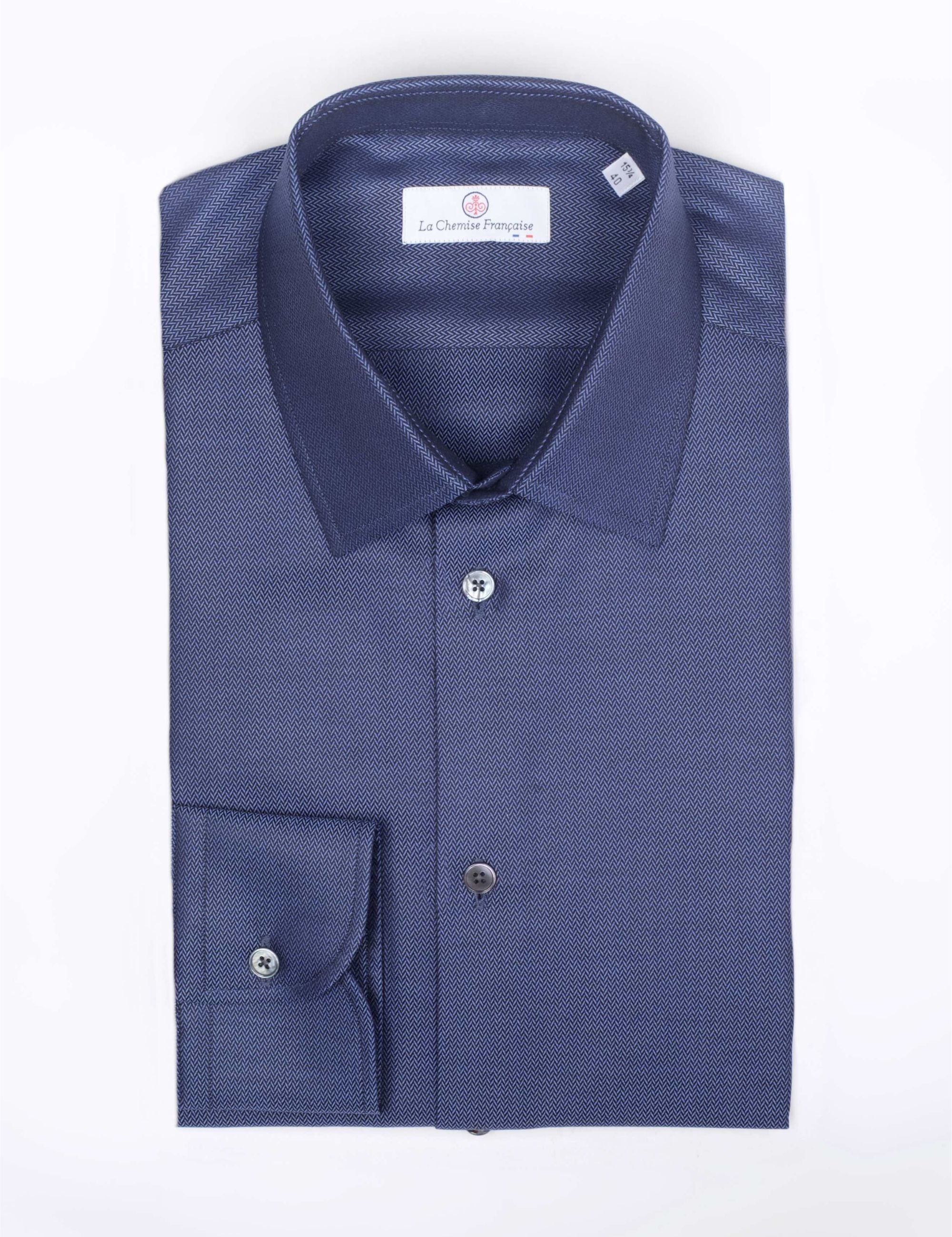 Night Chevron Shirt - Soft Collar