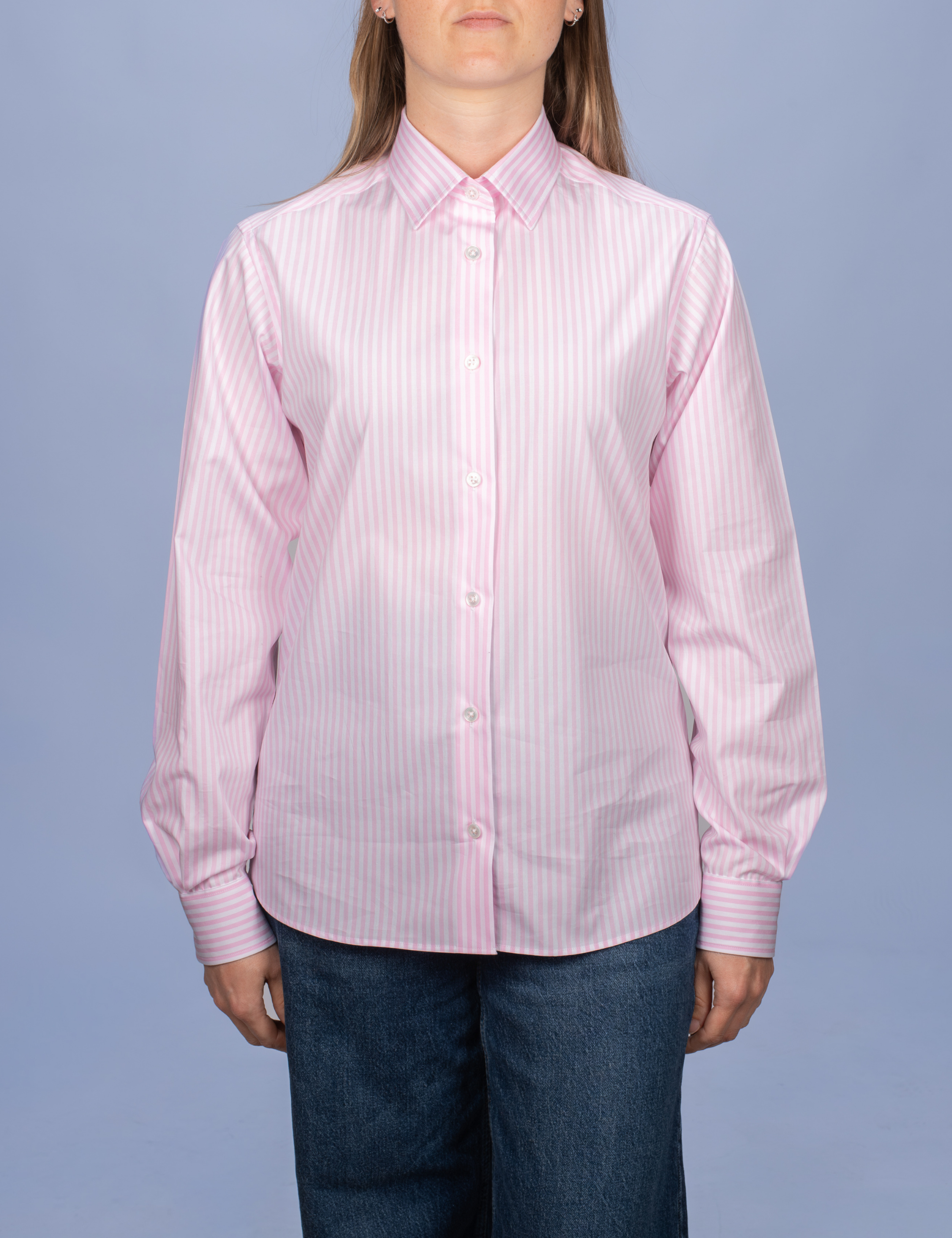 Chemisier Rayure Rose