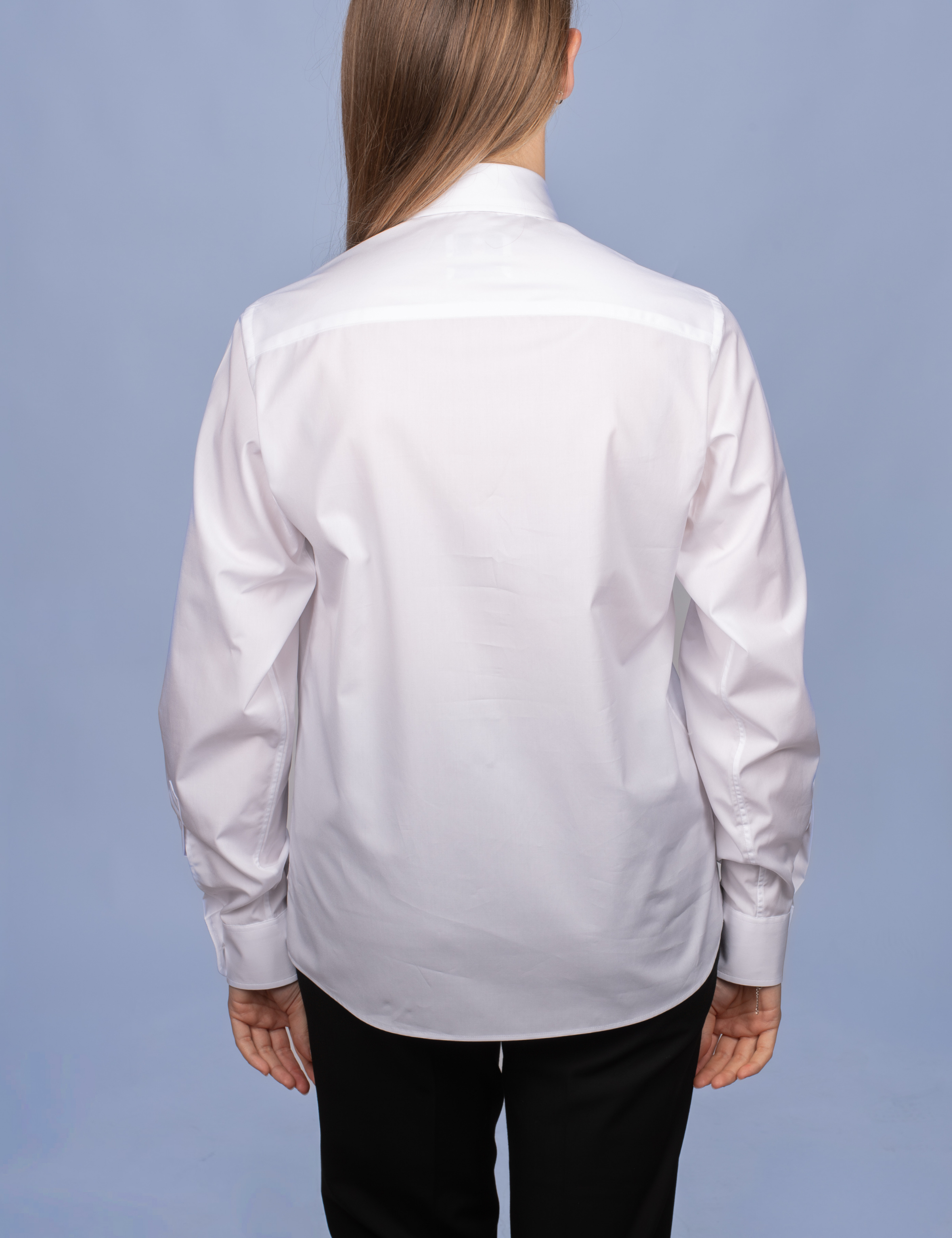 Chemisier Satin Blanc