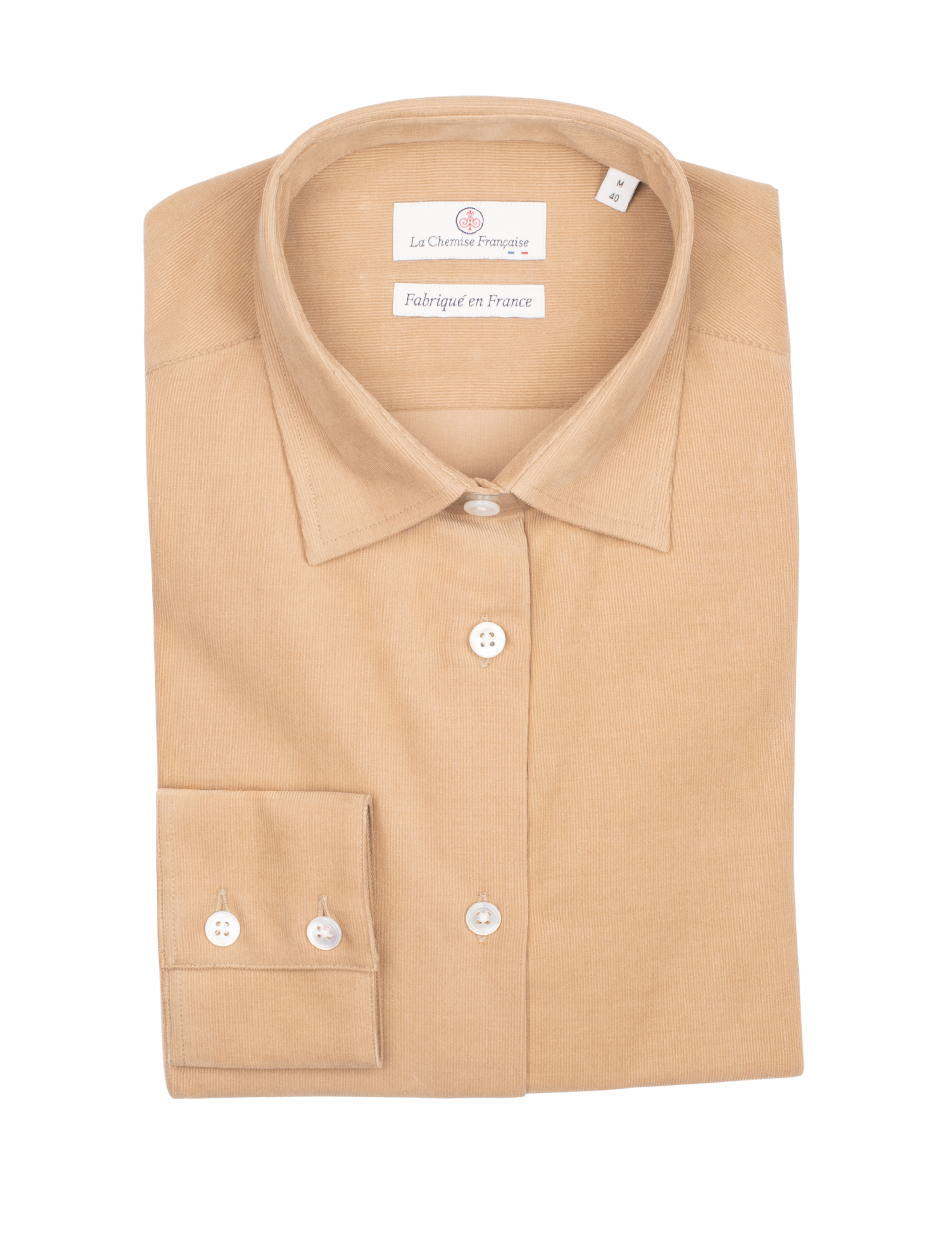 Chemisier Velours Milleraies Camel
