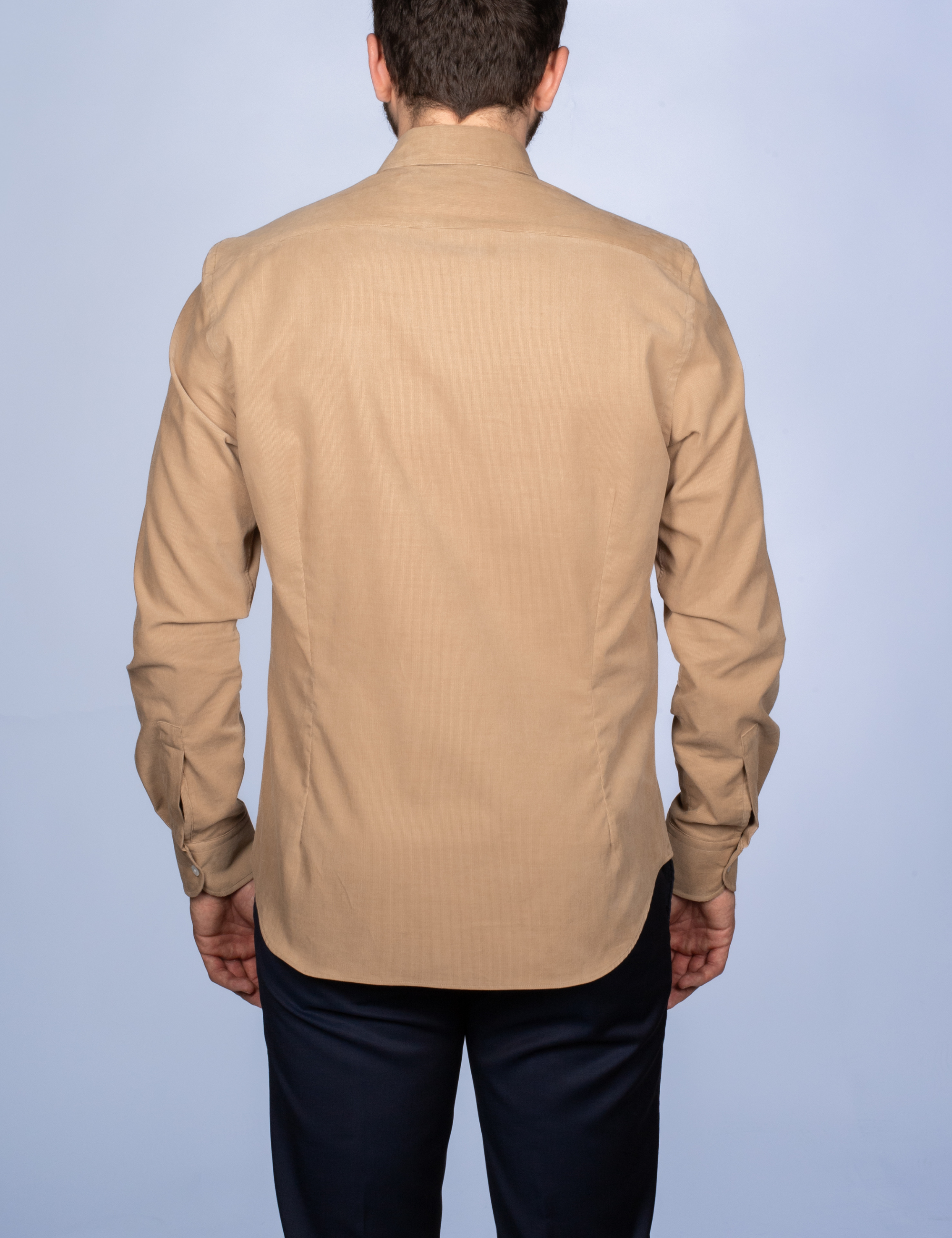 Chemise Velours Milleraies Camel